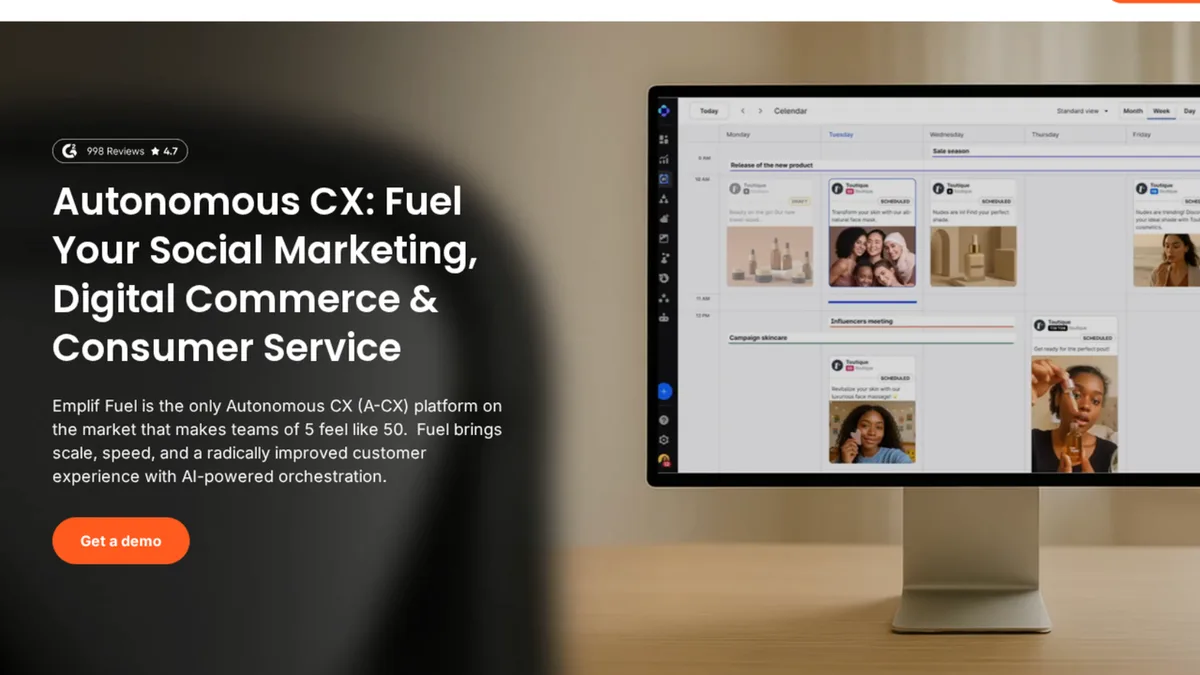 Pixlee product website preview