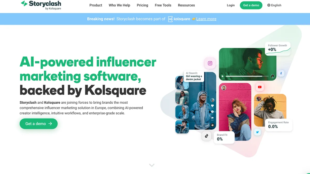 Storyclash product website preview